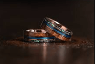Handcrafted Wooden Wedding Rings: A Symbol of Nature's Beauty and Serenity