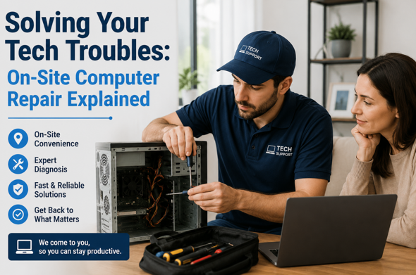 Solving Your Tech Troubles: On-Site Computer Repair Explained